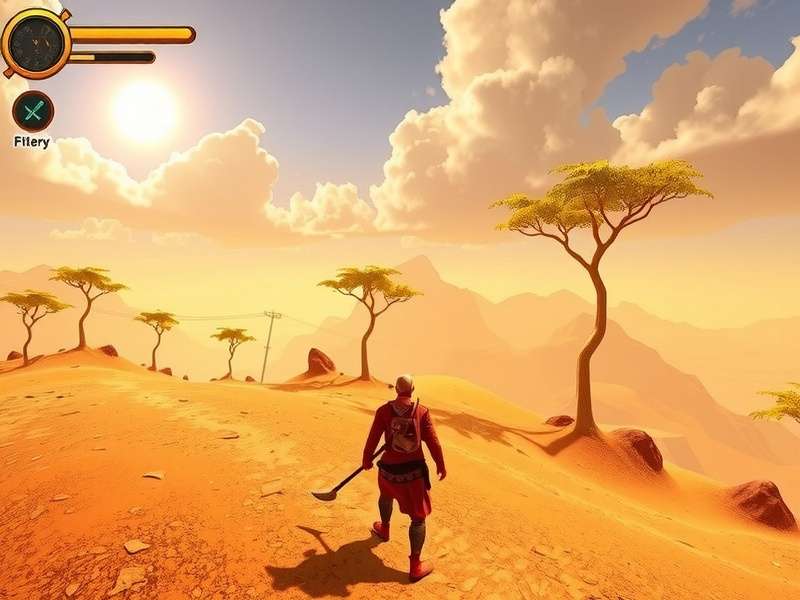 Saffron Blissful Wander Gameplay Screenshot